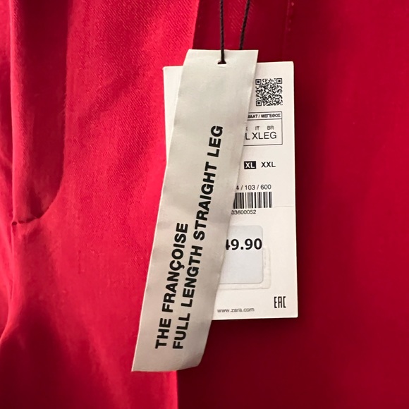 Zara THE FRANÇOISE FULL LENGTH STRAIGHT LEG - Picture 2 of 2